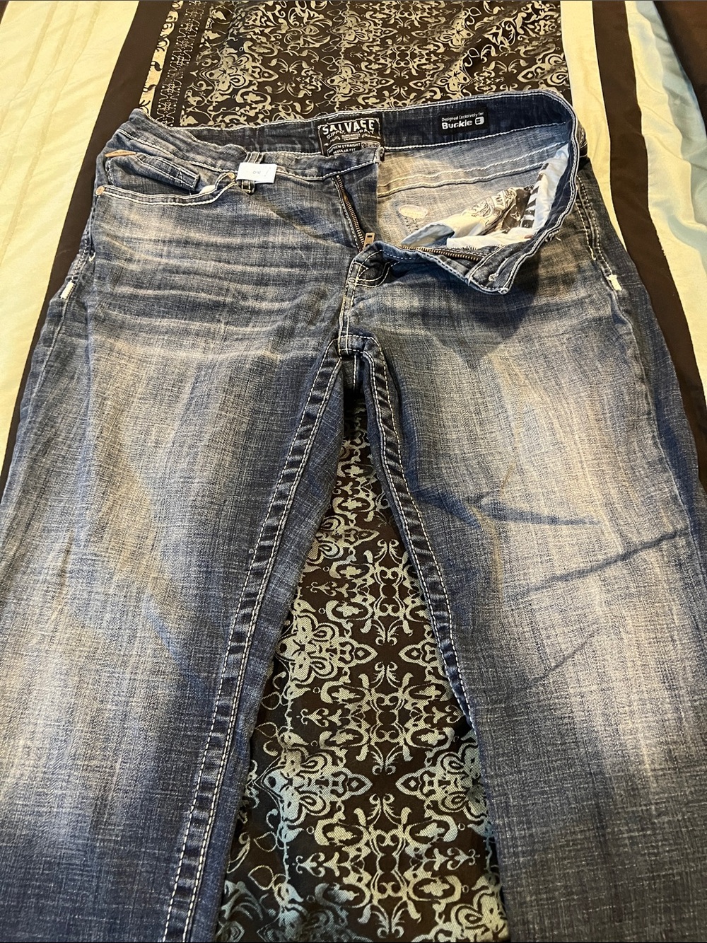 Salvage Blue Men’s Slim Jeans